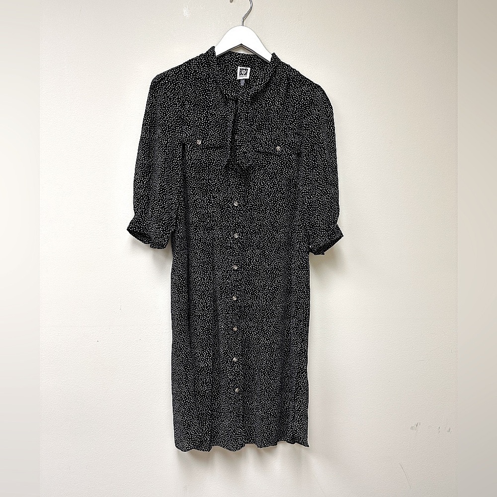 Anne Klein Polka Dot Dress Size 2